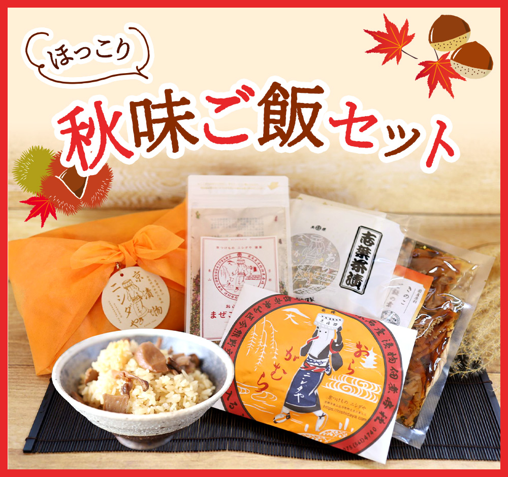 ほっこり秋味ご飯セット